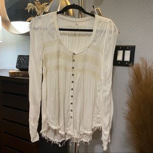 Free People blouse XS